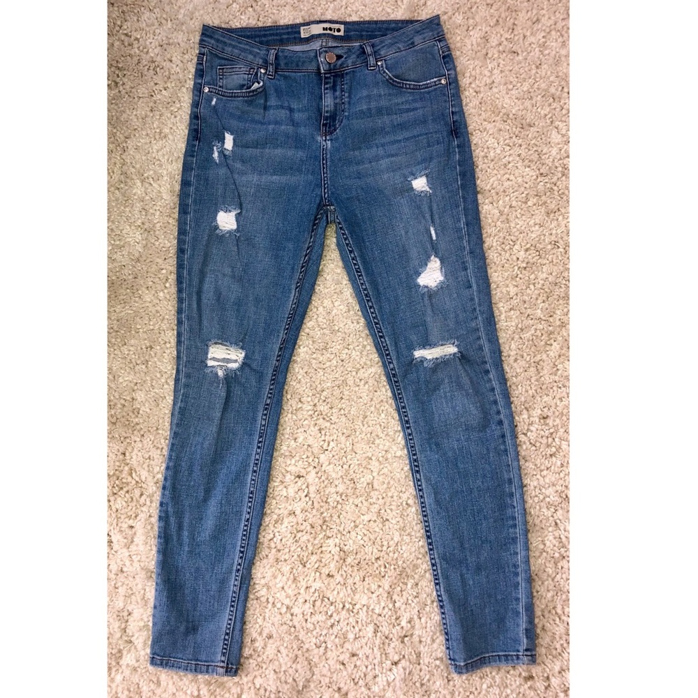 Topshop High Waisted Skinny Jeans
